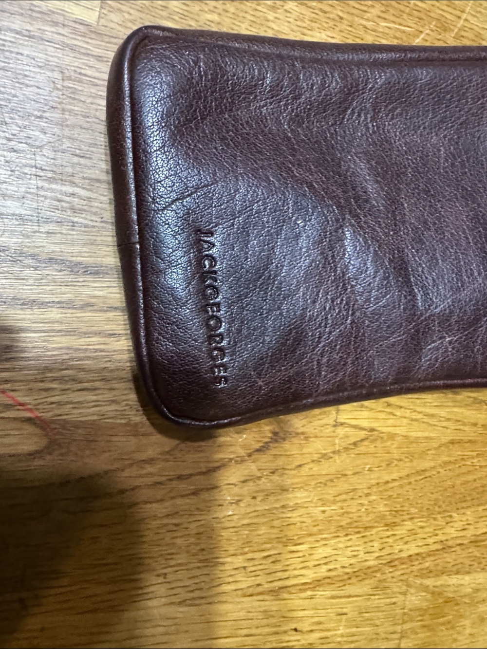 Jack Georges Brown Leather Sleeve – Slim Carrying Case - Leather Travel Wallet